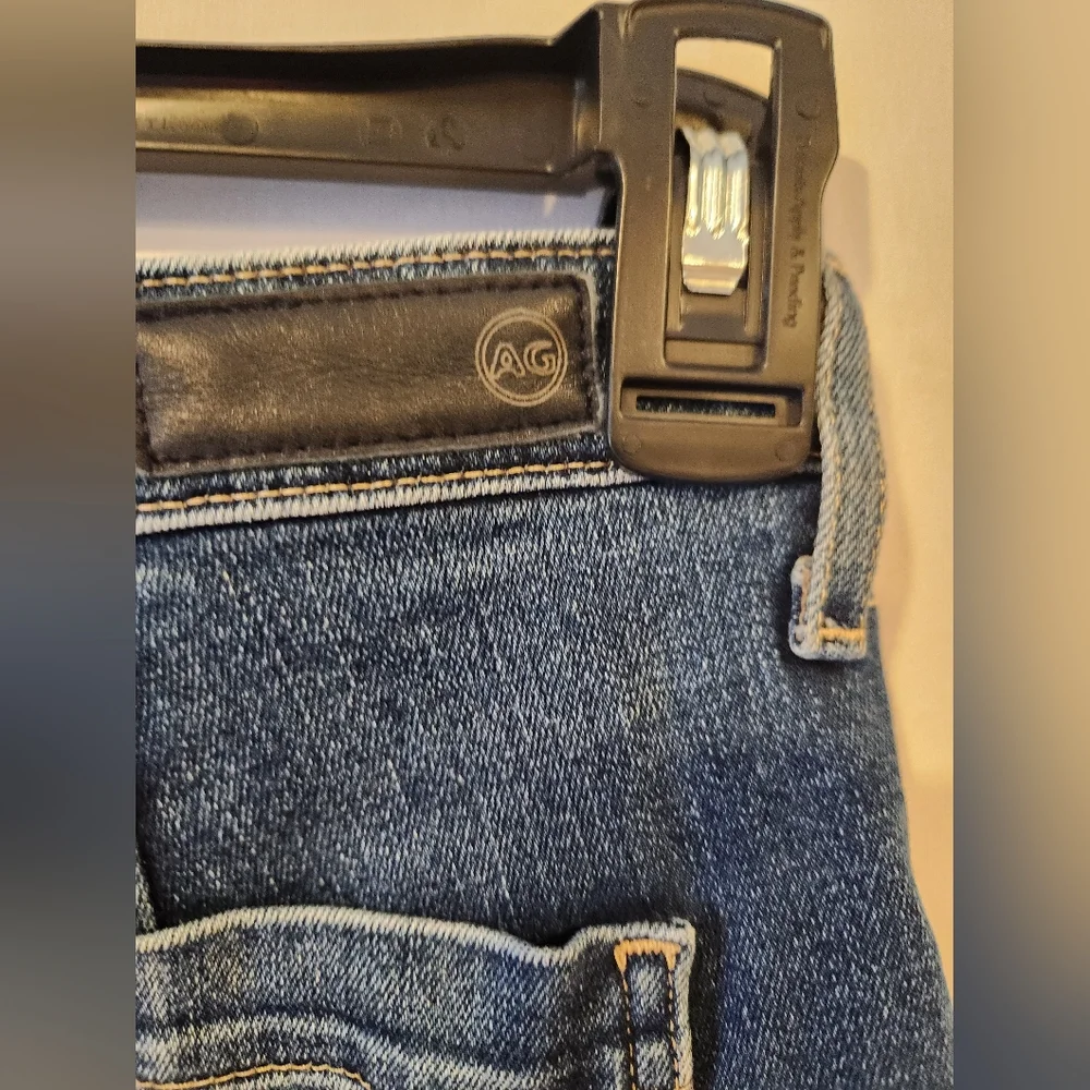 Adriano Goldshmied Anthropogie Vintage Stevie Ankle Button Fly Dark Jean Size 27